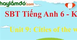 Sbt Tiếng Anh 6 Unit 9 Lesson 1